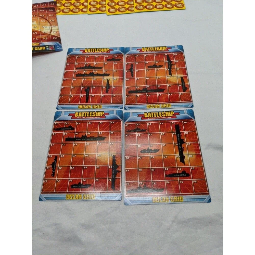 Battleship The Classic Naval Combat Card Game Complete
